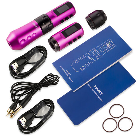 Тату машинка Flip 4 Pro Tattoo Machine Set (2.5 - 4.5мм) - Pink