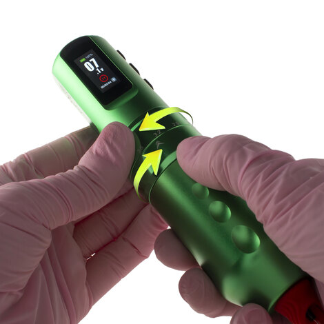 Тату машинка Flip 4 Pro Tattoo Machine Set (2.5 - 4.5мм) - Green