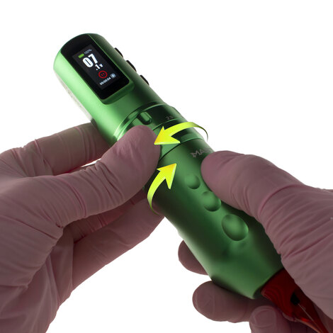 Тату машинка Flip 4 Pro Tattoo Machine Set (2.5 - 4.5мм) - Green