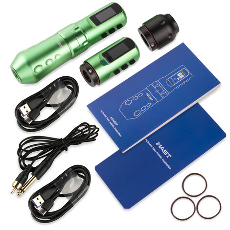 Тату машинка Flip 4 Pro Tattoo Machine Set (2.5 - 4.5мм) - Green