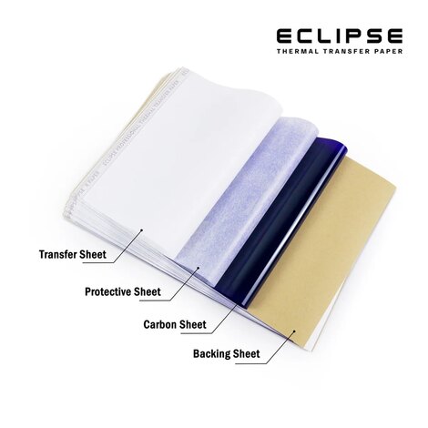 Средство для трансфера Трансферная бумага Eclipse Thermal - 100 шт.