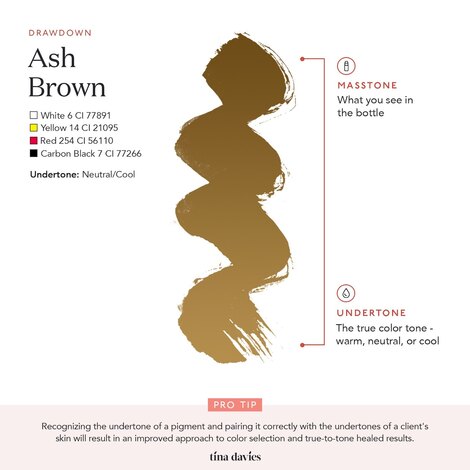 Все для перманента на распродаже Tina Davies 'I Love INK' 0 Ash Brown - ГОДЕН до 10.2026