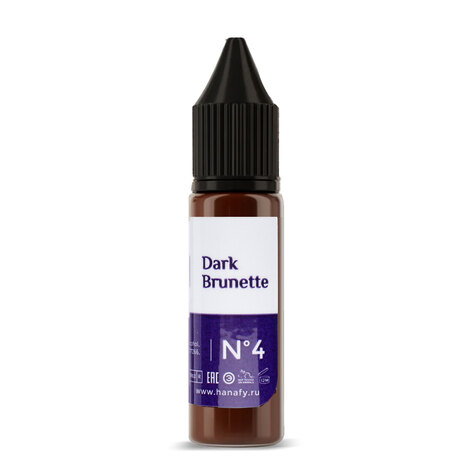 Все для перманента на распродаже Hanafy Colours Pigments № 4 - Dark Brunette - ГОДЕН до 10.2026