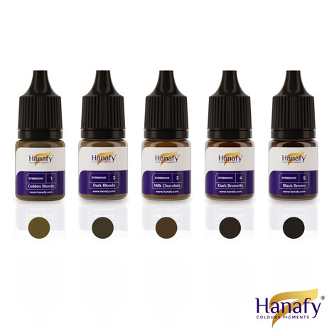 Все для перманента на распродаже Hanafy Colours Pigments № 4 - Dark Brunette - ГОДЕН до 10.2026
