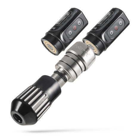 Тату-машинка Spektra Flux The Fourth Collection: Flux Max + 2 PowerBolt II - Limited Dark Edition (4.0мм)