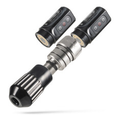 Тату-машинка Spektra Flux The Fourth Collection: Flux Max + 2 PowerBolt II - Limited Dark Edition (4.0мм)