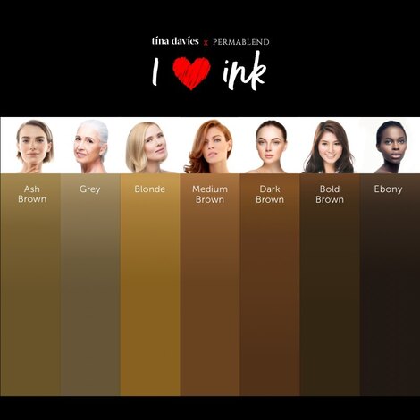 Все для перманента на распродаже Tina Davies 'I Love INK' 6 Ebony - ГОДЕН до  11.2026