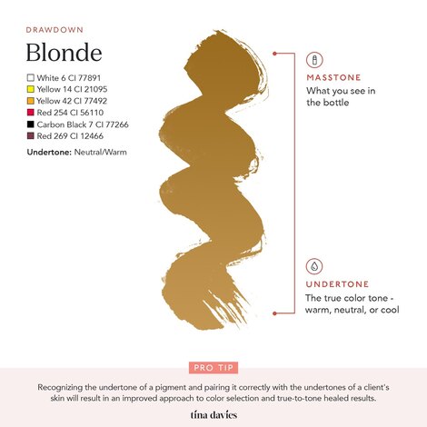 Все для перманента на распродаже Tina Davies 'I Love INK' 2 Blonde - ГОДЕН до 12.2026