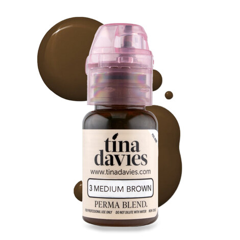 Все для перманента на распродаже Tina Davies 'I Love INK' 3 Medium Brown - ГОДЕН до 12.2026