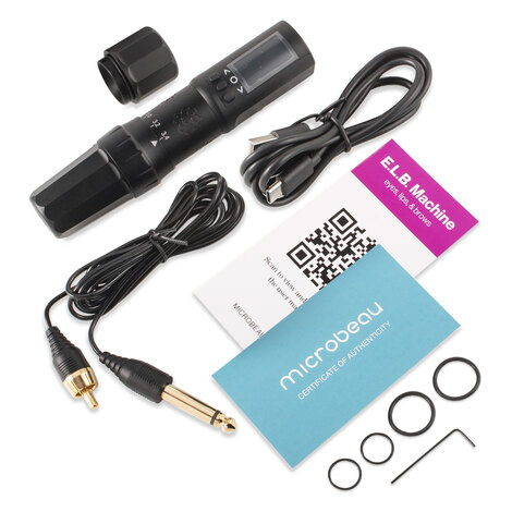 Машинка для татуажа Microbeau ELB Adjustable (2.2мм - 3.4мм) - Matte Black