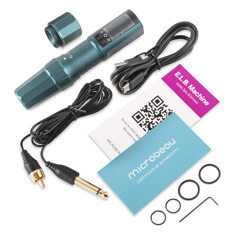 Машинка для татуажа Microbeau ELB Adjustable (2.2мм - 3.4мм) - Cascade Blue