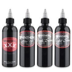 Тату-краска Panthera Ink Essential Black Set (4 пигмента)