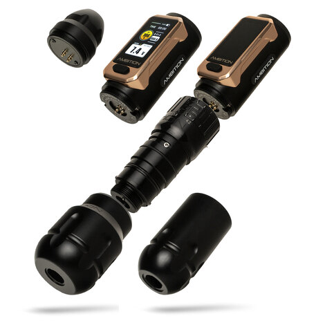 Тату машинка Soldier Pro 520 Dual Battery (2.2 - 4.2мм) - Black