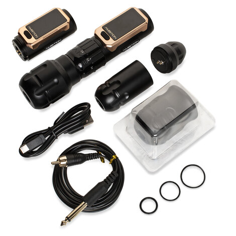 Тату машинка Ambition Soldier Pro 520 Dual Battery (2.2 - 4.2мм) - Black