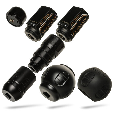 Тату машинка Ninja Max 280 Dual Battery - Black