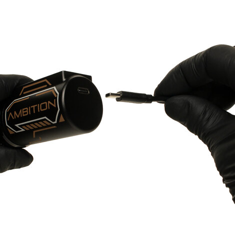 Тату машинка Ninja Max 280 Dual Battery - Black