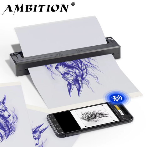 Средство для трансфера G2 HD Wireless Tattoo Stencil Printer