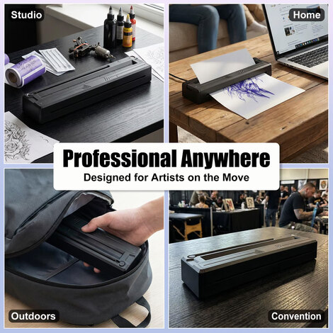 Средство для трансфера G2 HD Wireless Tattoo Stencil Printer