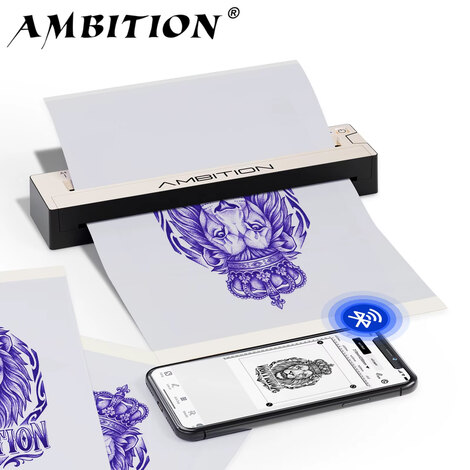Средство для трансфера G1 Wireless Tattoo Stencil Printer