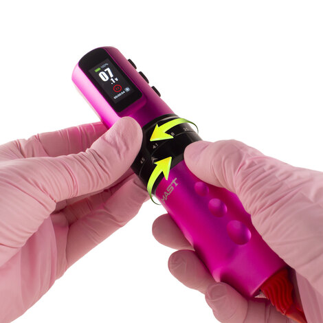 Тату-машинка Mast Rotary Machines Flip 4 Pro Tattoo Machine - Pink