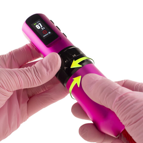 Тату-машинка Mast Rotary Machines Flip 4 Pro Tattoo Machine - Pink