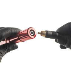 Машинка для татуажа Space Alumiunm Coreless Motor Rotary Tattoo Pen (2.5мм) - Red