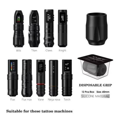 Держатель для картриджей Cheyenne, T-tech XNET Disposable Tattoo Grip D1 40mm