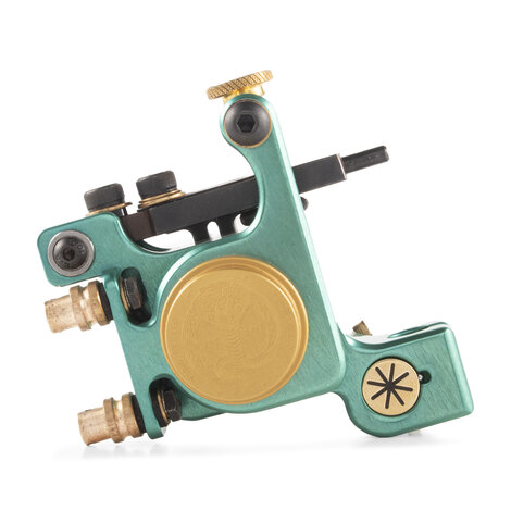 Тату машинка Leo Smagin Hybrid V4.2 Mint Green / Gold Clip-Cord