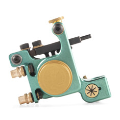 Тату машинка Leo Smagin Hybrid V4.2 Mint Green / Gold Clip-Cord