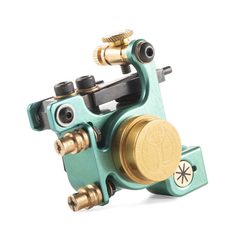 Тату машинка Leo Smagin Hybrid V4.2 Mint Green / Gold Clip-Cord