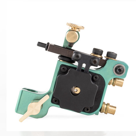 Тату машинка Leo Smagin Hybrid V4.2 Mint Green / Gold Clip-Cord