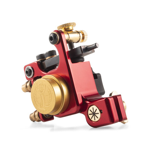 Тату машинка Leo Smagin Hybrid V4.2 Red / Gold Clip-Cord