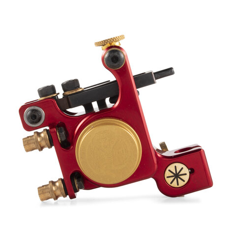 Тату машинка Leo Smagin Hybrid V4.2 Red / Gold Clip-Cord
