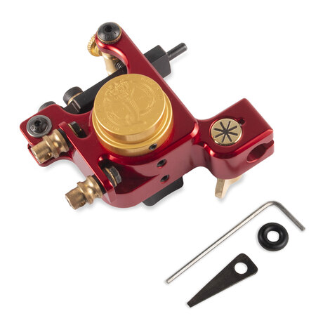 Тату машинка Leo Smagin Hybrid V4.2 Red / Gold Clip-Cord