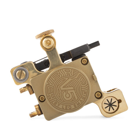 Тату машинка Leo Smagin Hybrid V5.2 Antique Brass Clip-Cord