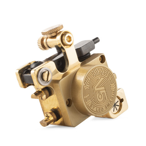 Тату машинка Leo Smagin Hybrid V5.2 Antique Brass Clip-Cord