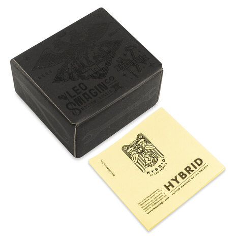 Тату машинка Leo Smagin Hybrid V5.2 Antique Brass Clip-Cord