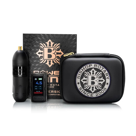Тату машинка Bishop Rotary Power Wand Advanced RCA Machine Liner (5.0мм) + Advanced Battery Bundle