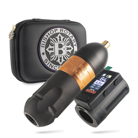 Тату машинка Bishop Rotary Power Wand Advanced RCA Machine Packer (4.2мм) + Advanced Battery Bundle