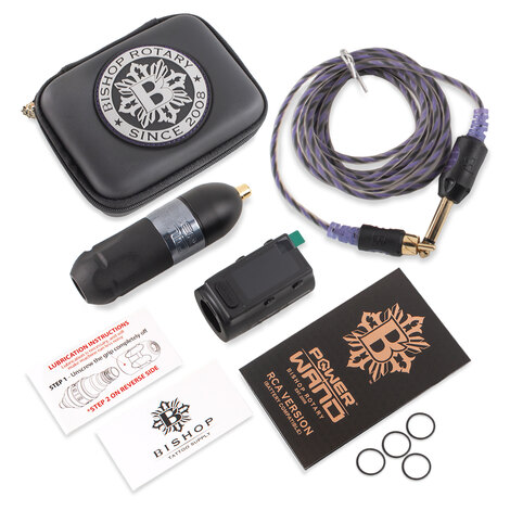 Тату машинка Bishop Rotary Power Wand Advanced RCA Machine Shader (3.5мм) + Advanced Battery Bundle