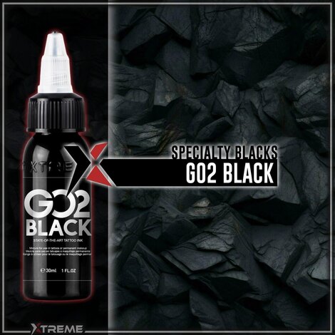 Пигмент на распродаже GO2 BLACK - Super Black - ГОДЕН до 03.2027