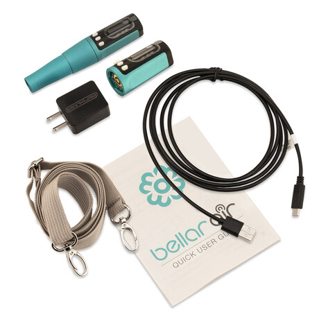 Машинка для татуажа Bellar Air Microbeau Blue 3.0мм + 1 аккумулятор / V3.0