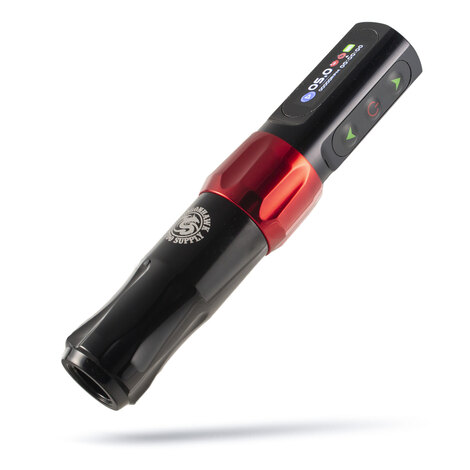 Машинка для татуажа Dragonhawk Atom 2 (2.8мм) - Black - Red