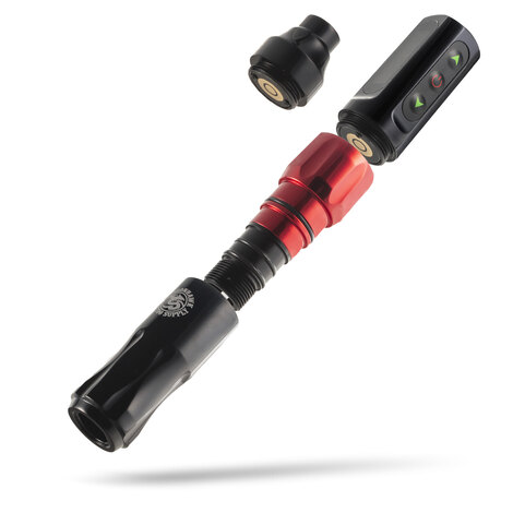 Машинка для татуажа Dragonhawk Atom 2 (2.8мм) - Black - Red