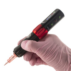 Машинка для татуажа Dragonhawk Atom 2 (2.8мм) - Black - Red