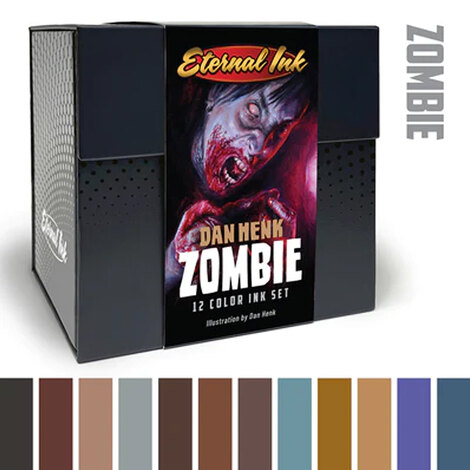 Краска Eternal Dan Henk Zombie 12 Colors Set